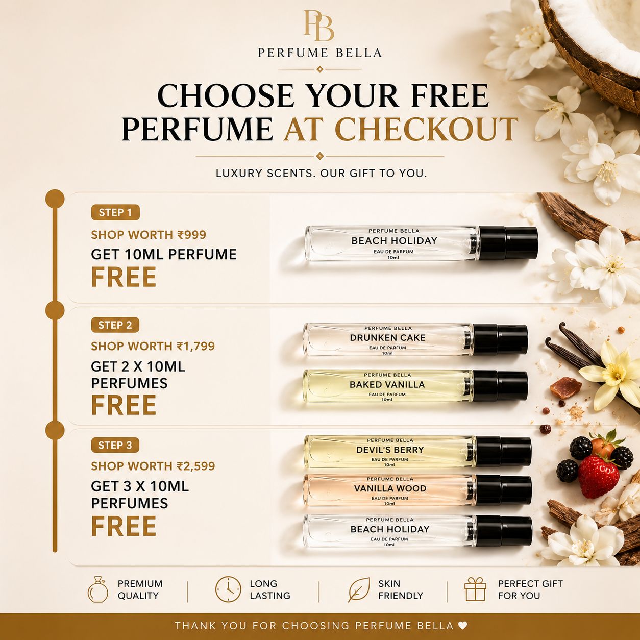 Choose Your Free Gift At Checkout